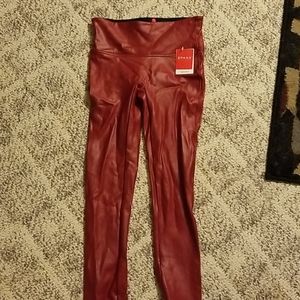 NWT spanx faux leather leggings